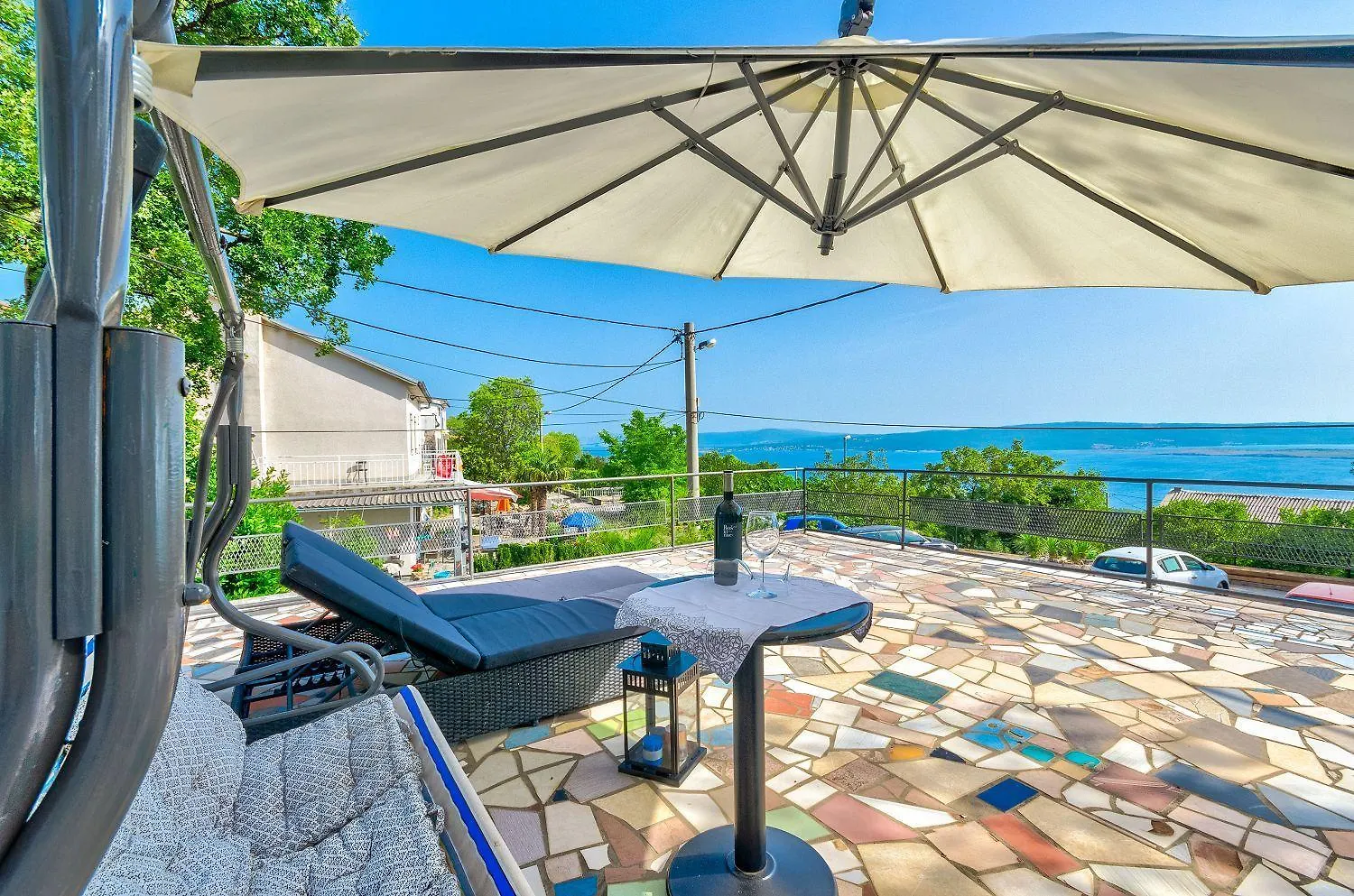 Beeindruckendes Apartment Mit Whirlpool, Lounge-Liegen, Meerblick, Grill Dramalj