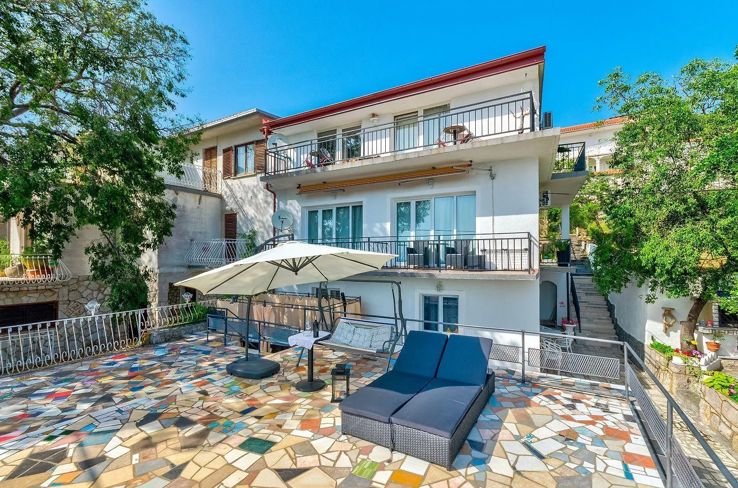 Beeindruckendes Apartment Mit Whirlpool, Lounge-Liegen, Meerblick, Grill Dramalj 0*,